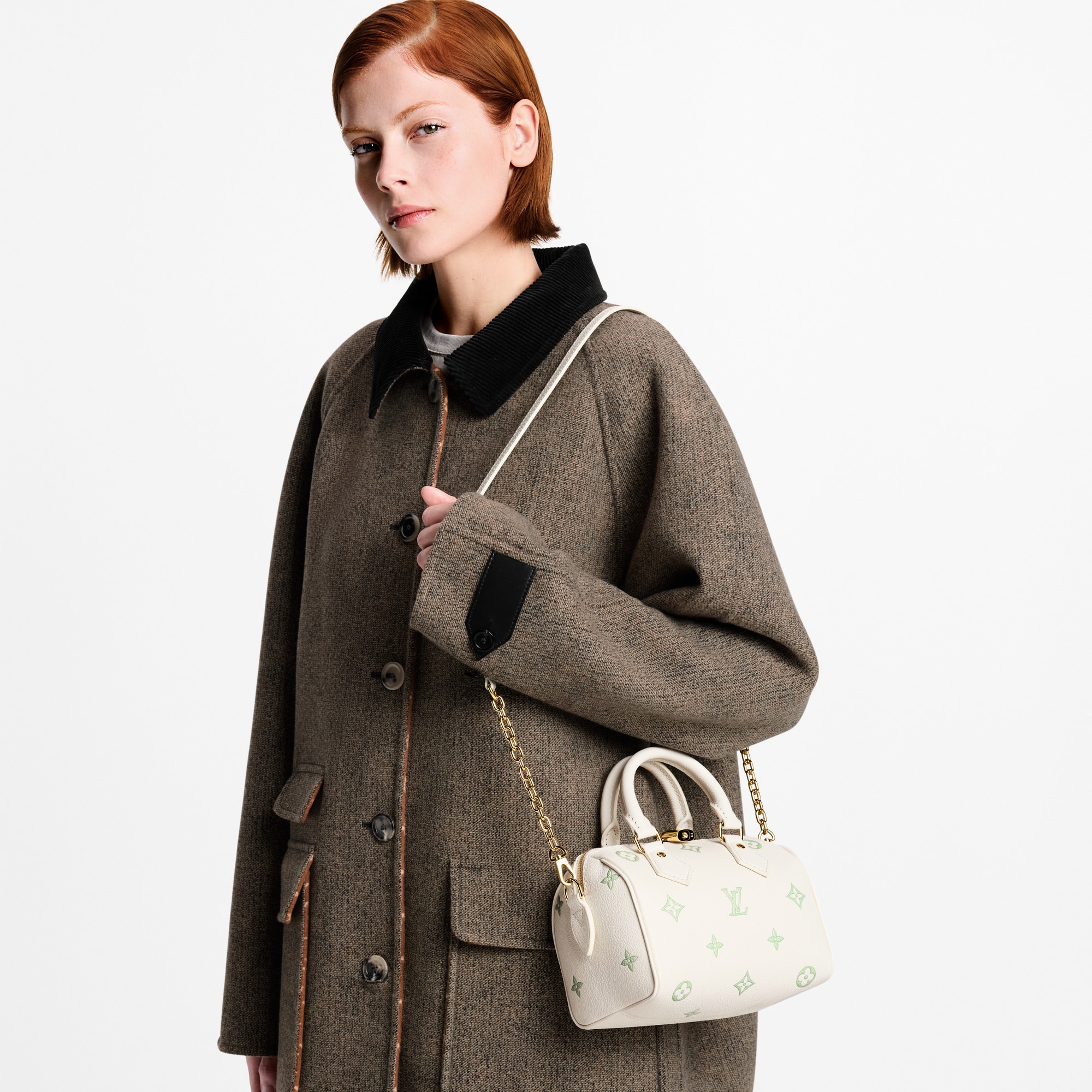 Speedy Bandoulière 20 Bicolor Monogram Empreinte Leather - Women